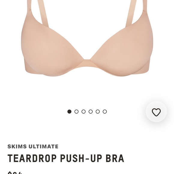 SKIMS Other - SKIMS Teardrop Push-Up Bra - Mica 38B